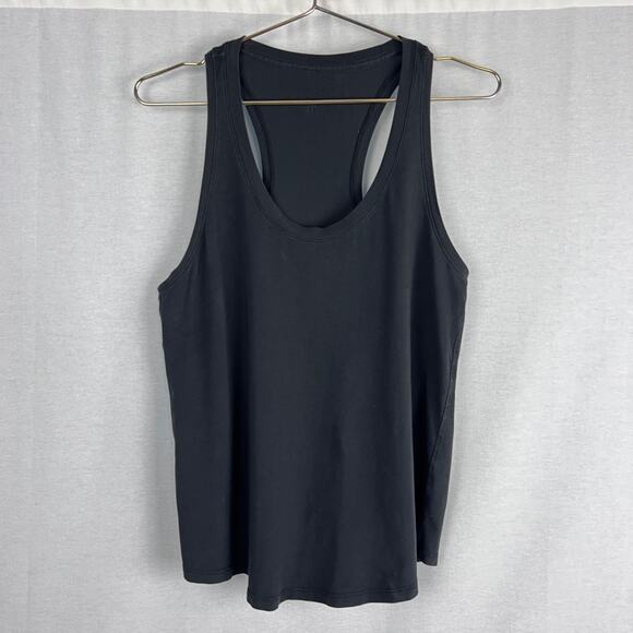 Lululemon Top Love Tank Black Pima Cotton Yoga Workout Athletic Running Sporty - Picture 1 of 4